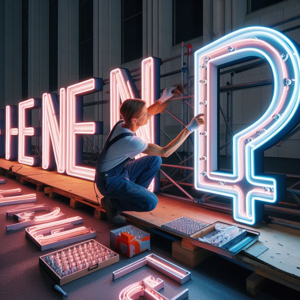 keuntungan menggunakan lampu huruf timbul