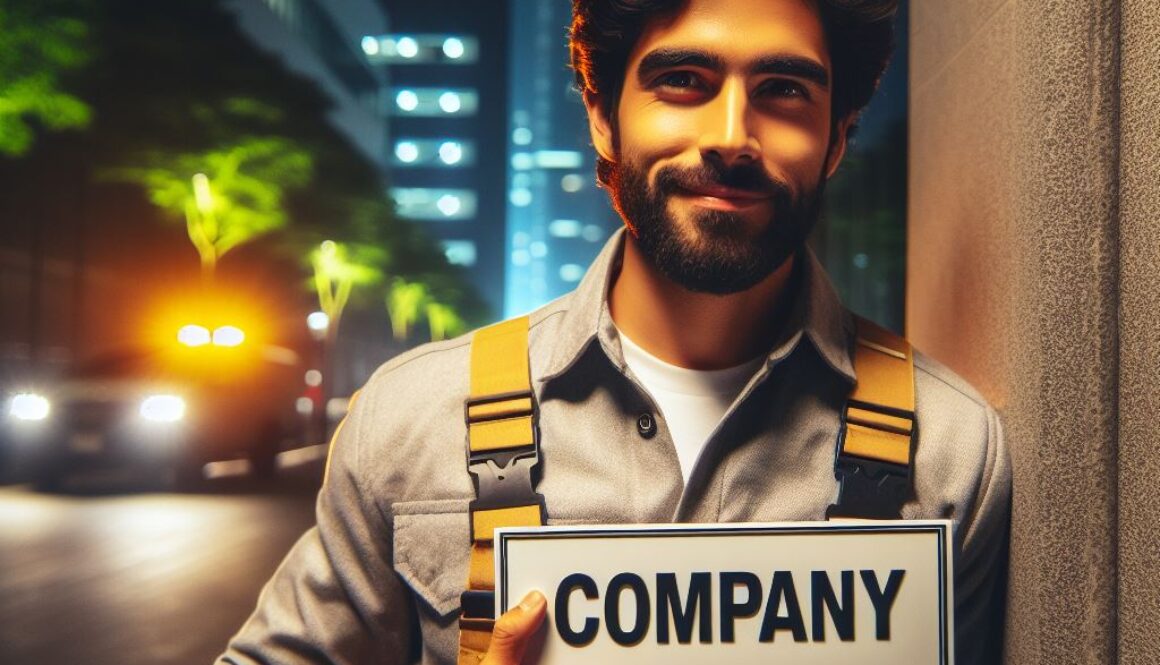 papan nama perusahaan outdoor