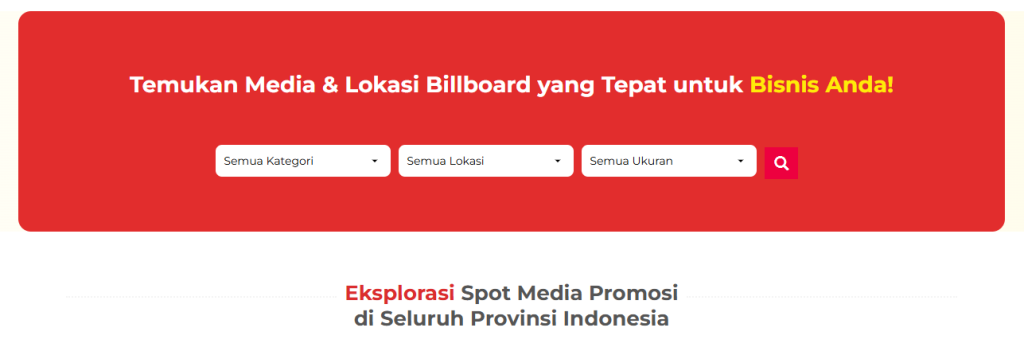 Mencari harga sewa billboard