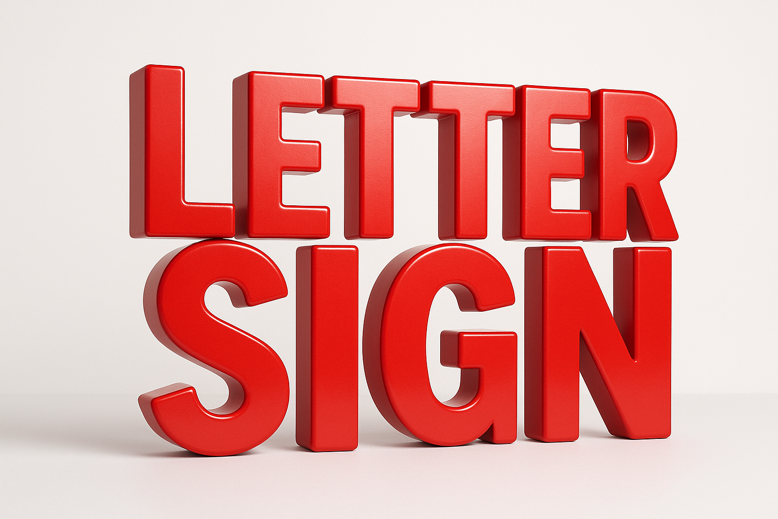 Galvanil Lebih Cocok untuk Letter Sign