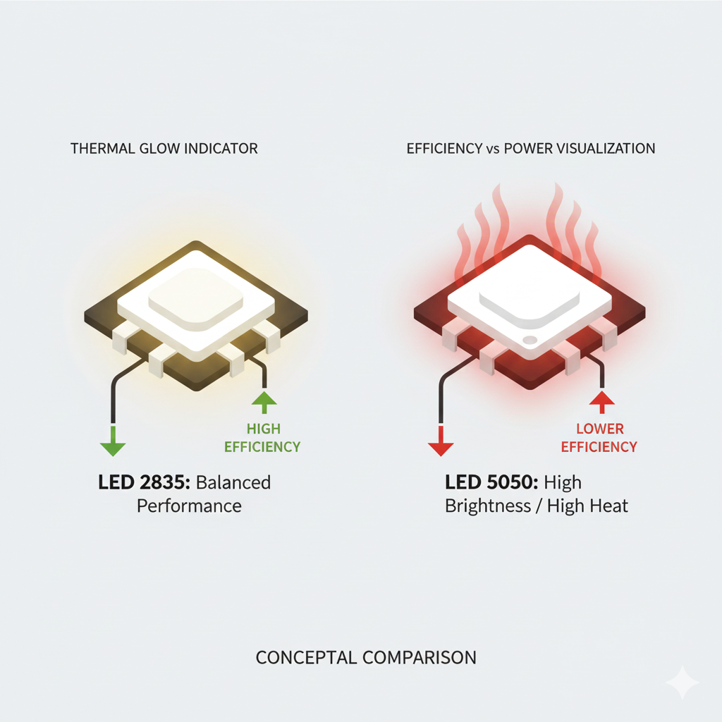 LED Module 2835 vs 5050