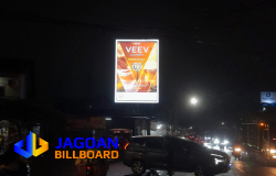 billboard 4x8 backlite, penampakan malam hari